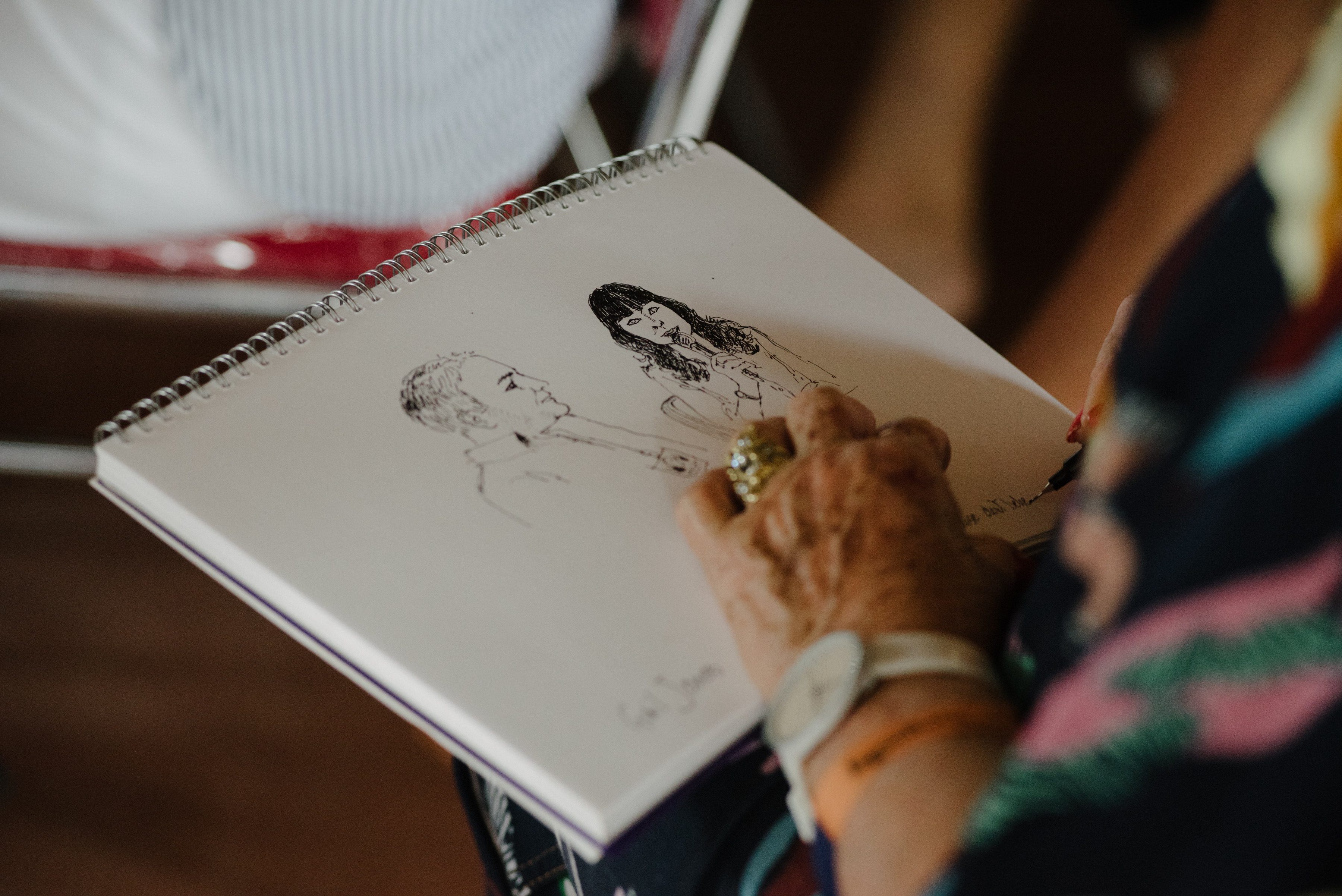 Ubud 2018 drawing in the audience