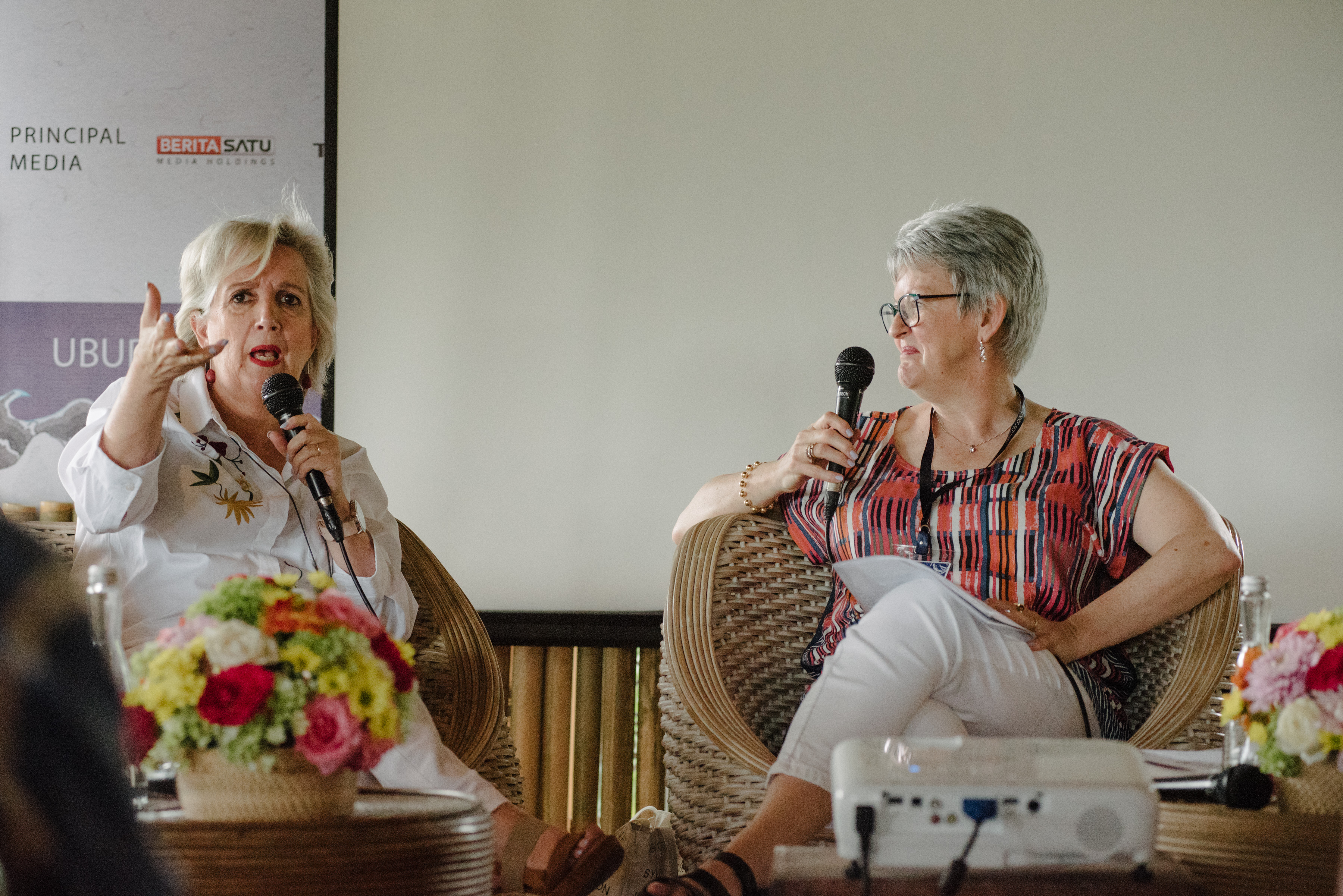 Ubud 2018 Rose and Jane Caro