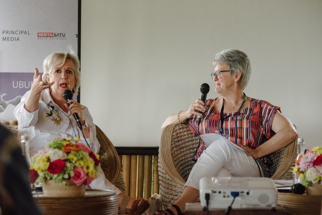 Ubud 2018 Rose and Jane Caro